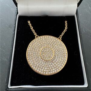 Gold Disc Necklace
